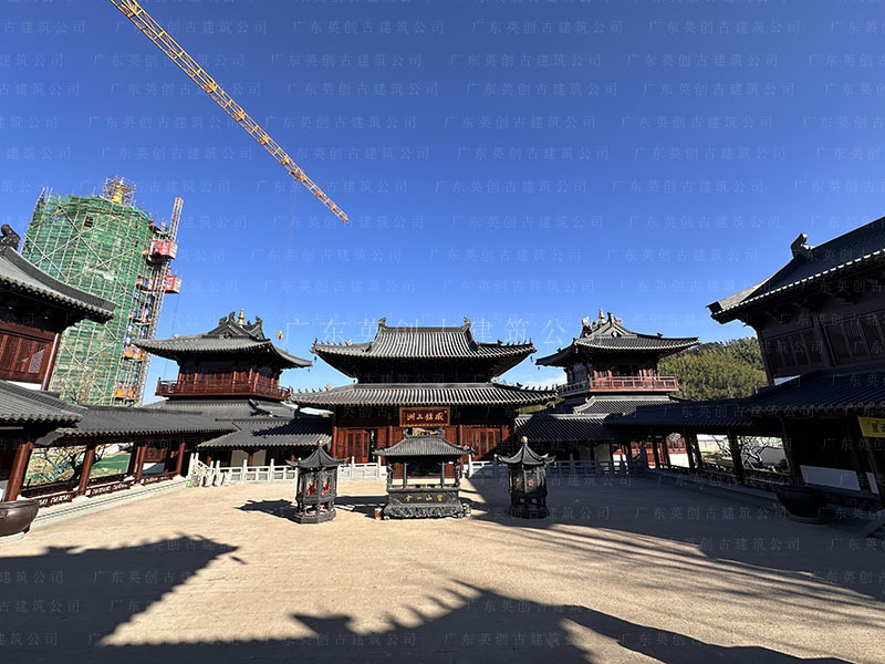 寺院施工圖設(shè)計與鳥瞰圖營造：寺廟古建的精髓